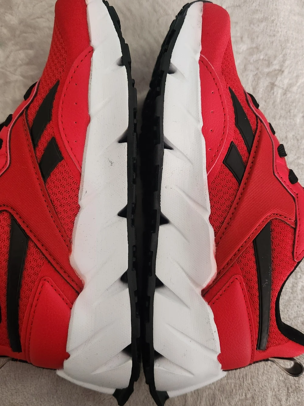 Reebok Kids' Red and Black Athletic Sneakers